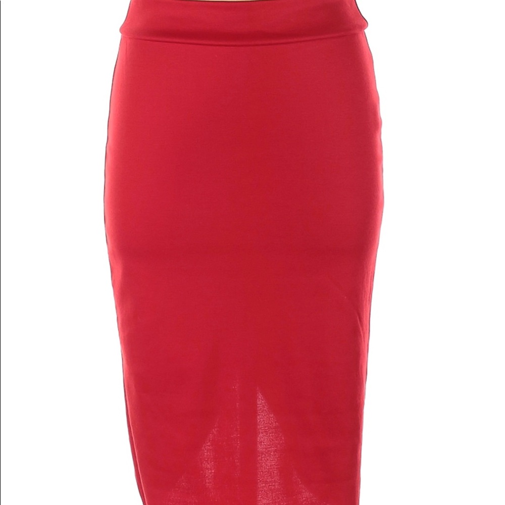 Azules Red Pencil Skirt M